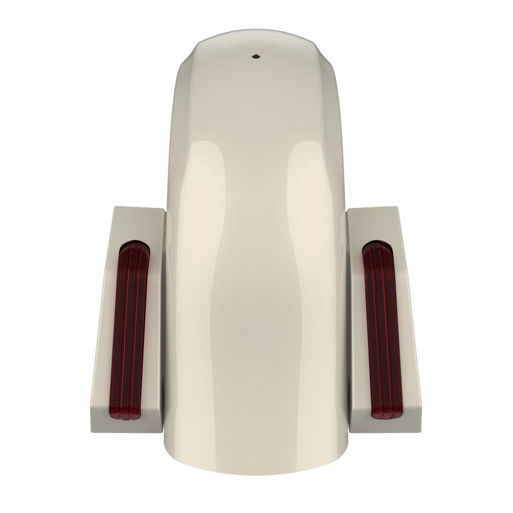 Color Matched Holeshot Chopped Rear Fender for '09-'23 Harley Touring