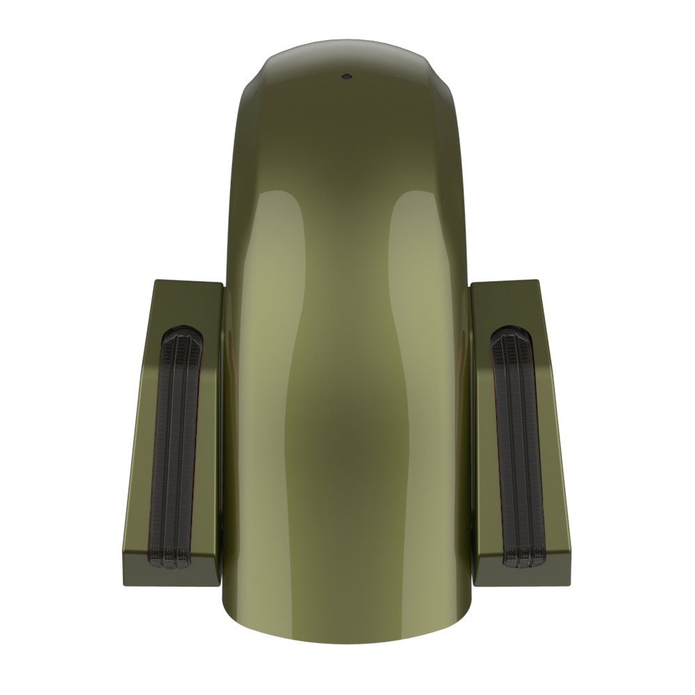 Color Matched Holeshot Chopped Rear Fender for '09-'23 Harley Touring