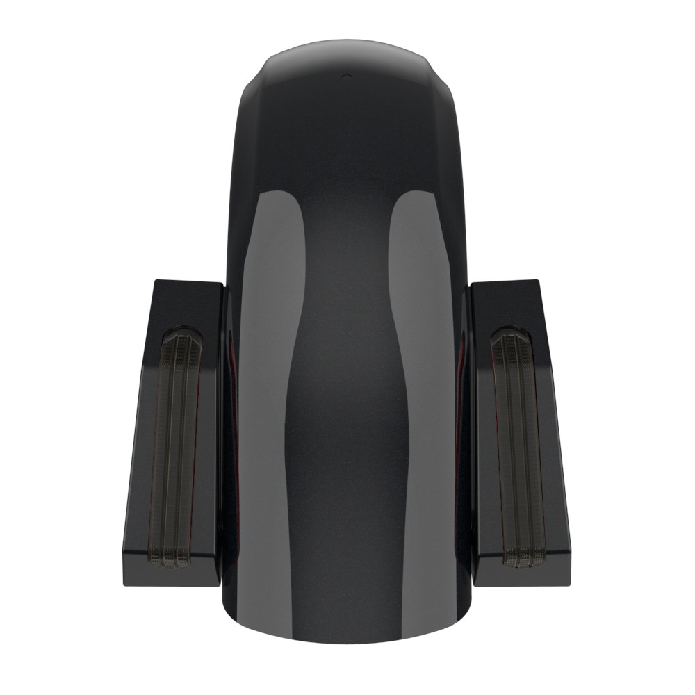 Color Matched Holeshot Chopped Rear Fender for '09-'23 Harley Touring