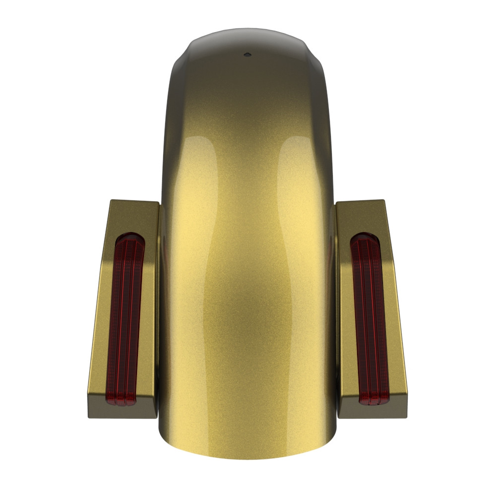 Color Matched Holeshot Chopped Rear Fender for '09-'23 Harley Touring