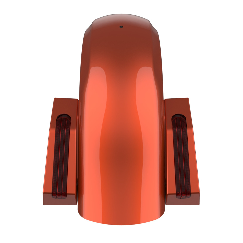 Color Matched Holeshot Chopped Rear Fender for '09-'23 Harley Touring