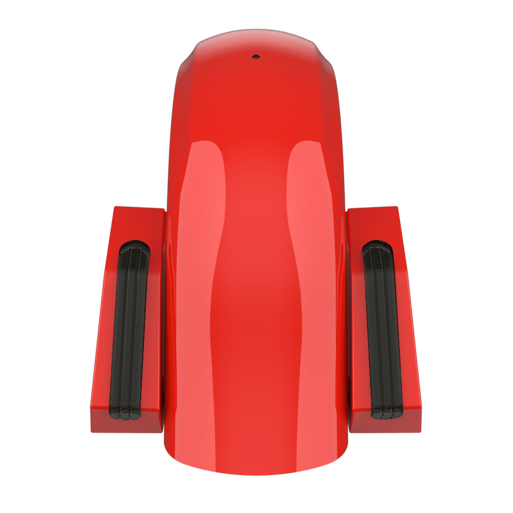 Color Matched Holeshot Chopped Rear Fender for '09-'23 Harley Touring