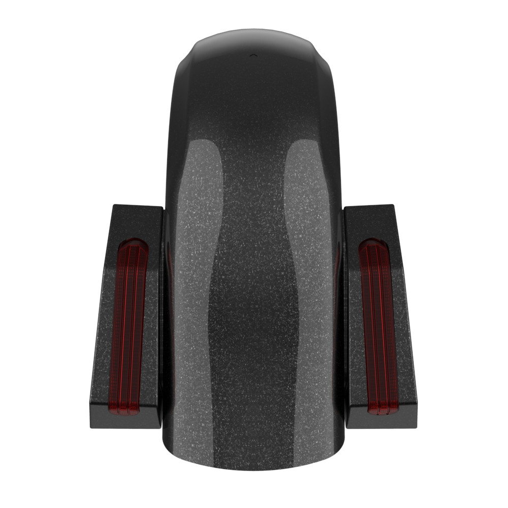 Color Matched Holeshot Chopped Rear Fender for '09-'23 Harley Touring