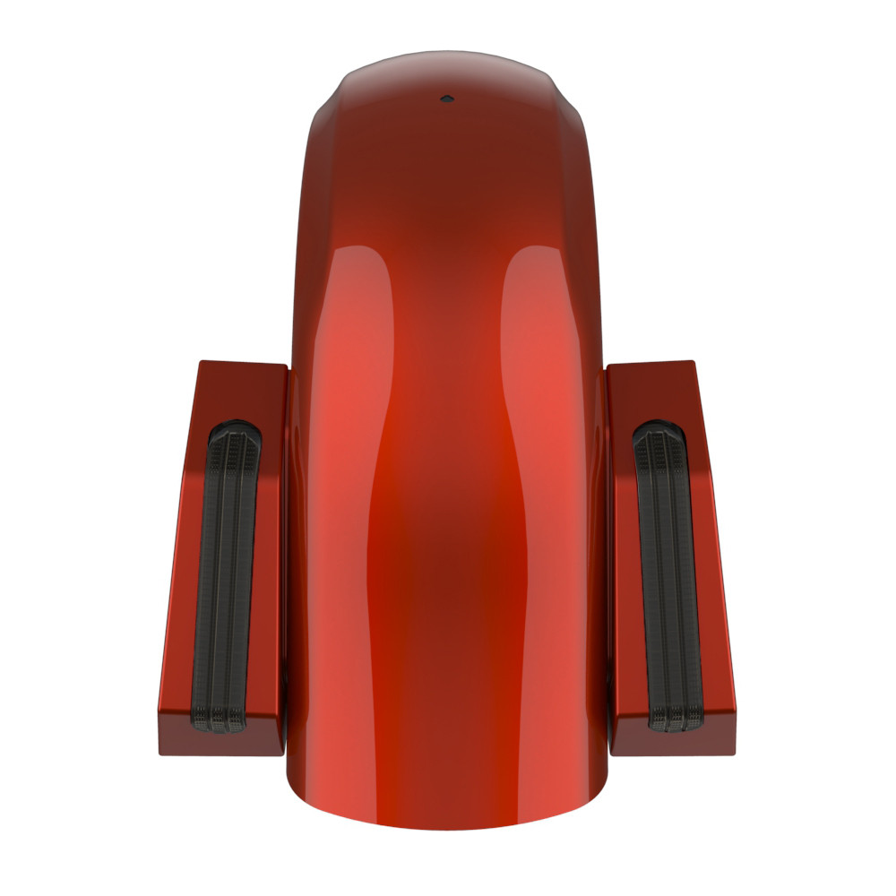 Color Matched Holeshot Chopped Rear Fender for '09-'23 Harley Touring