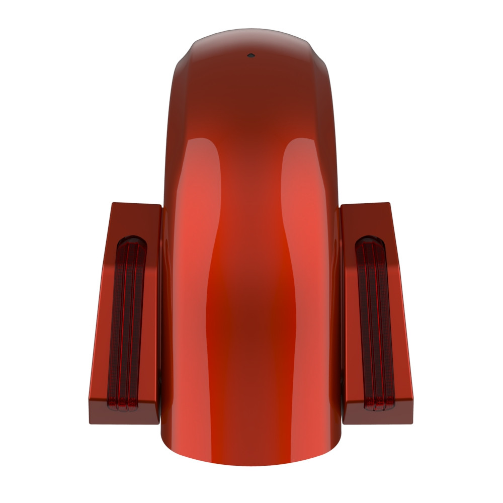 Color Matched Holeshot Chopped Rear Fender for '09-'23 Harley Touring