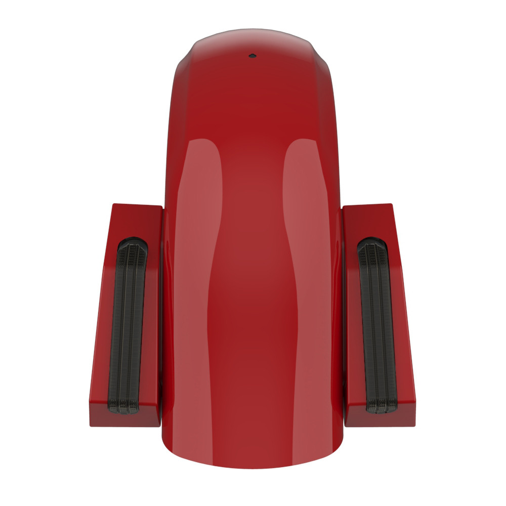 Color Matched Holeshot Chopped Rear Fender for '09-'23 Harley Touring