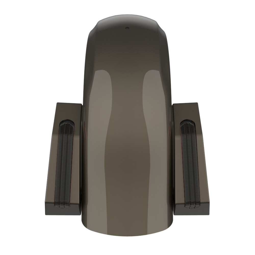 Color Matched Holeshot Chopped Rear Fender for '09-'23 Harley Touring