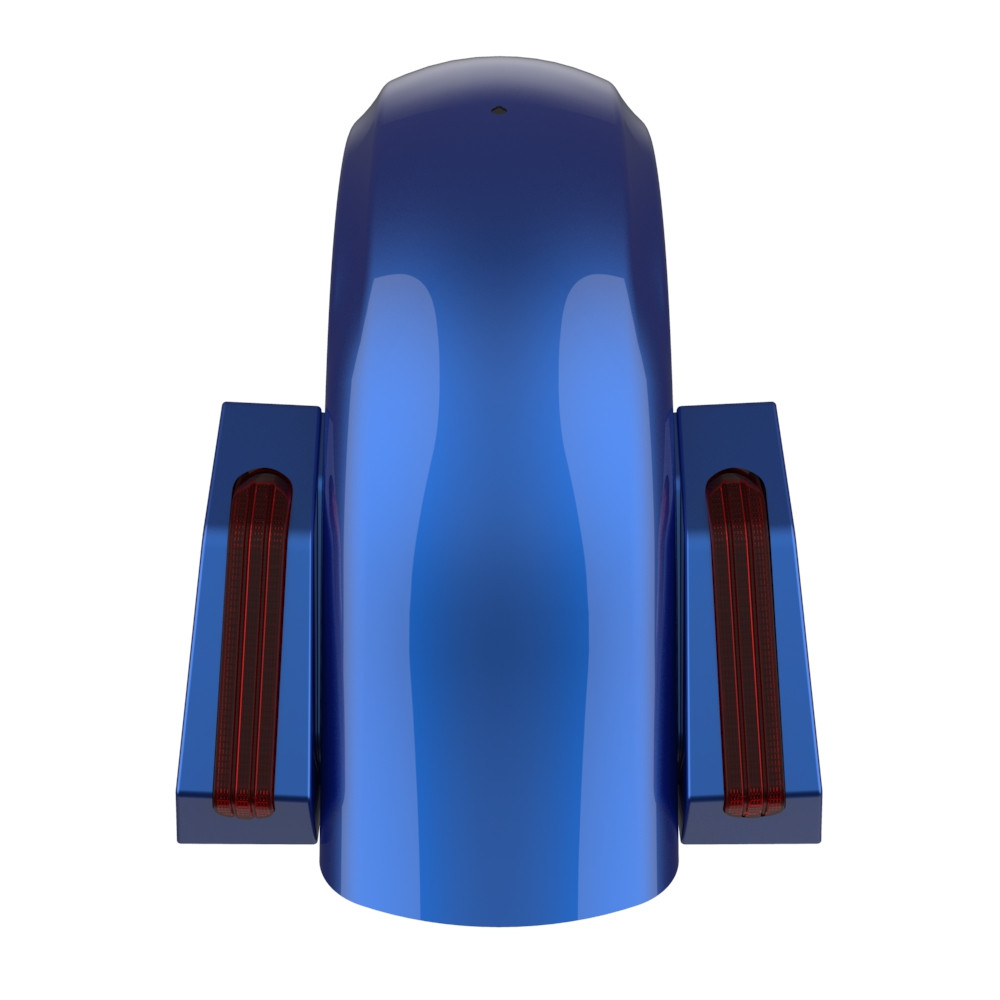 Color Matched Holeshot Chopped Rear Fender for '09-'23 Harley Touring
