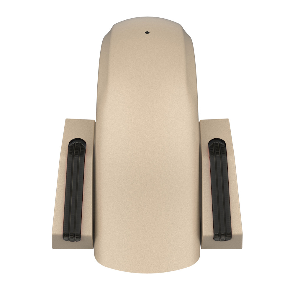 Color Matched Holeshot Chopped Rear Fender for '09-'23 Harley Touring