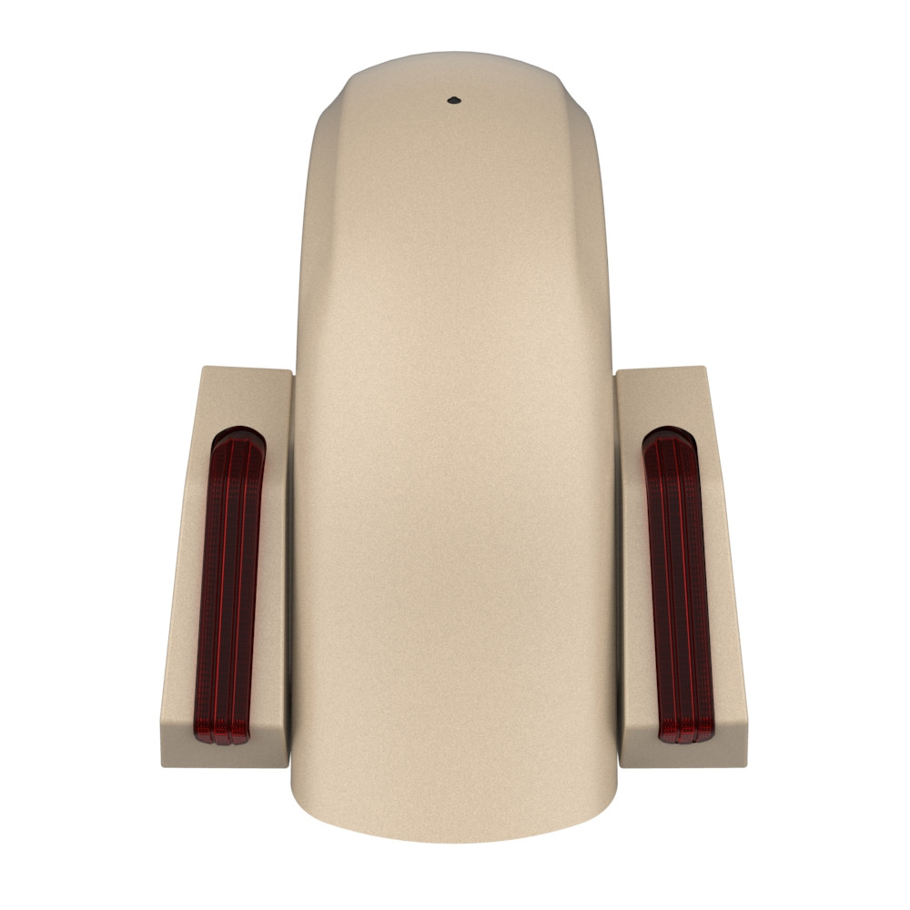Color Matched Holeshot Chopped Rear Fender for '09-'23 Harley Touring