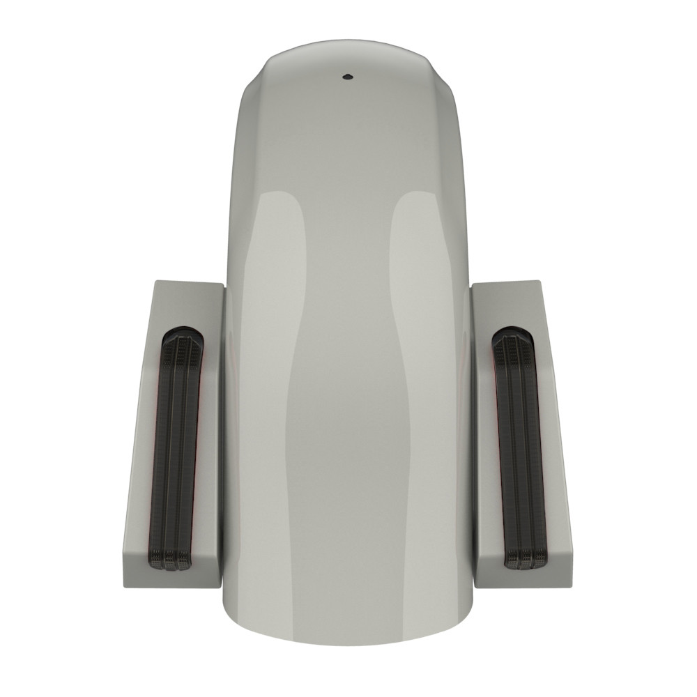 Color Matched Holeshot Chopped Rear Fender for '09-'23 Harley Touring