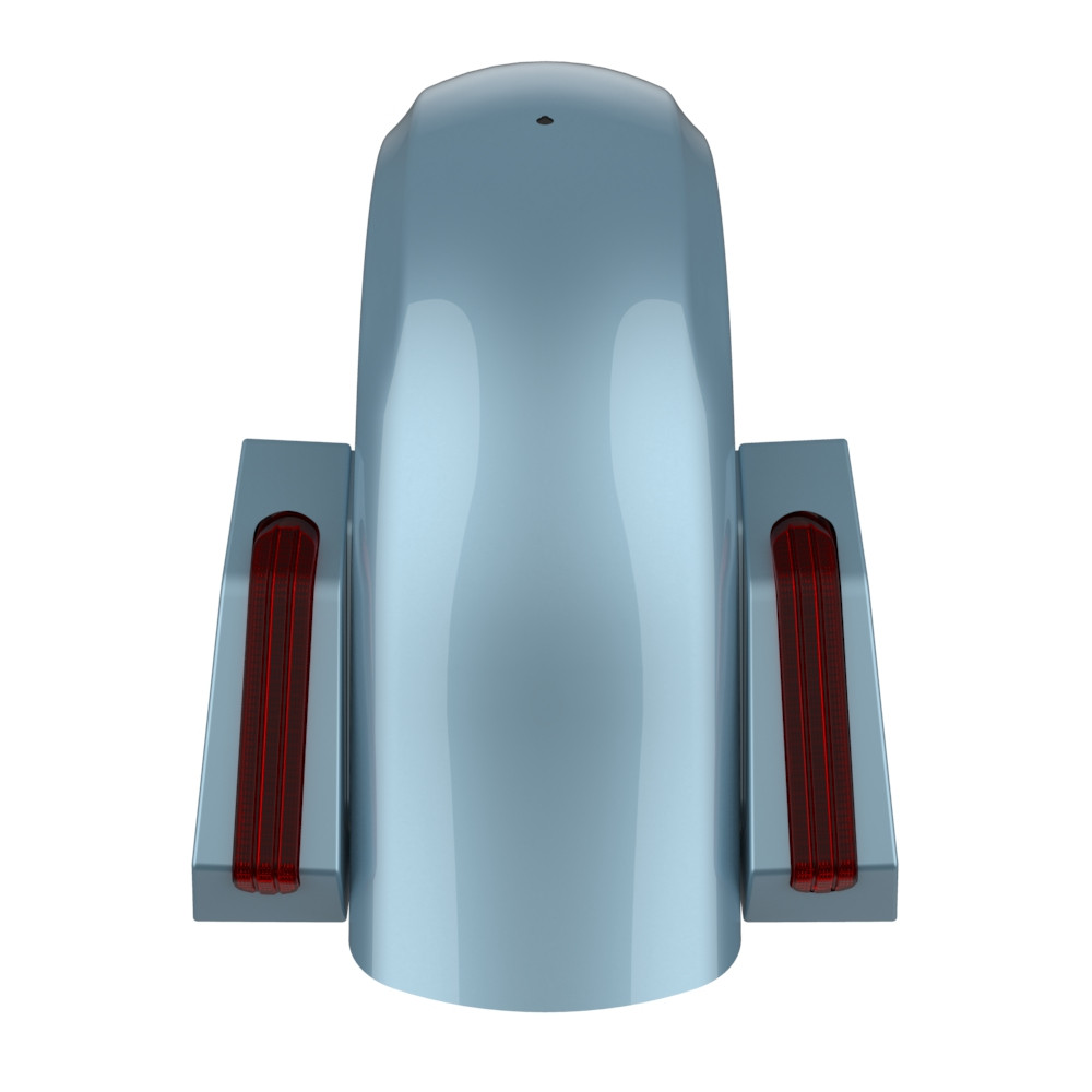 Color Matched Holeshot Chopped Rear Fender for '09-'23 Harley Touring
