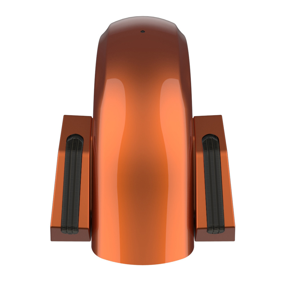 Color Matched Holeshot Chopped Rear Fender for '09-'23 Harley Touring