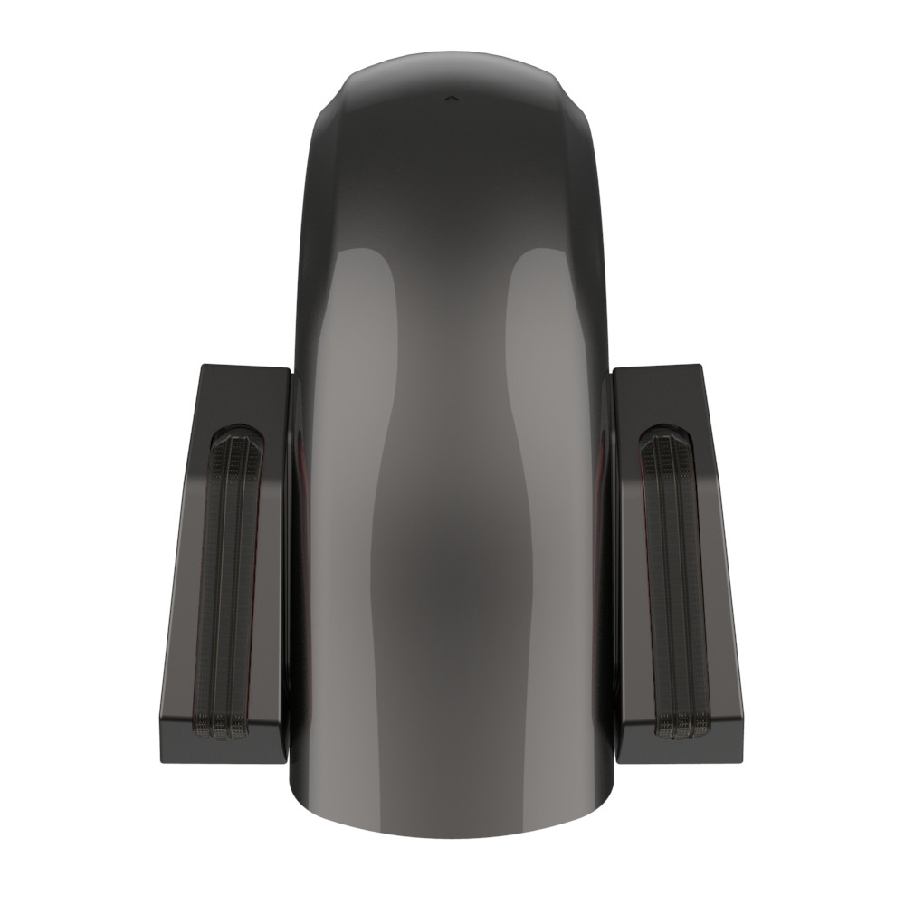 Color Matched Holeshot Chopped Rear Fender for '09-'23 Harley Touring