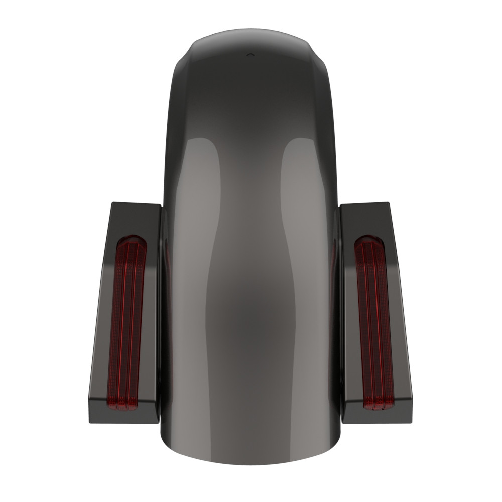 Color Matched Holeshot Chopped Rear Fender for '09-'23 Harley Touring