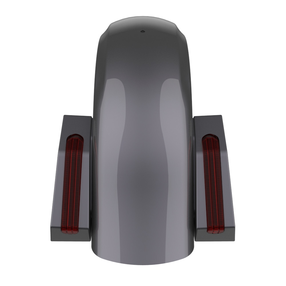 Color Matched Holeshot Chopped Rear Fender for '09-'23 Harley Touring