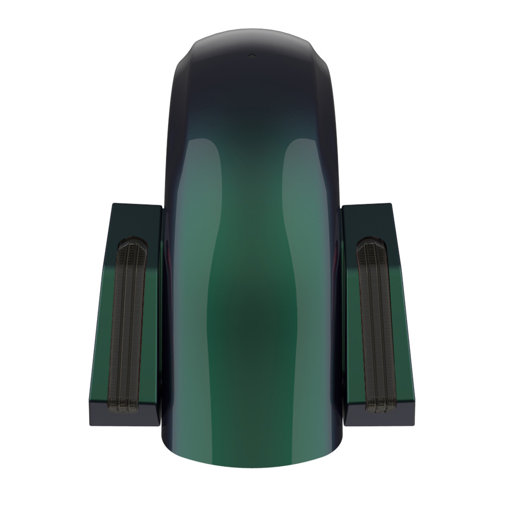 Color Matched Holeshot Chopped Rear Fender for '09-'23 Harley Touring