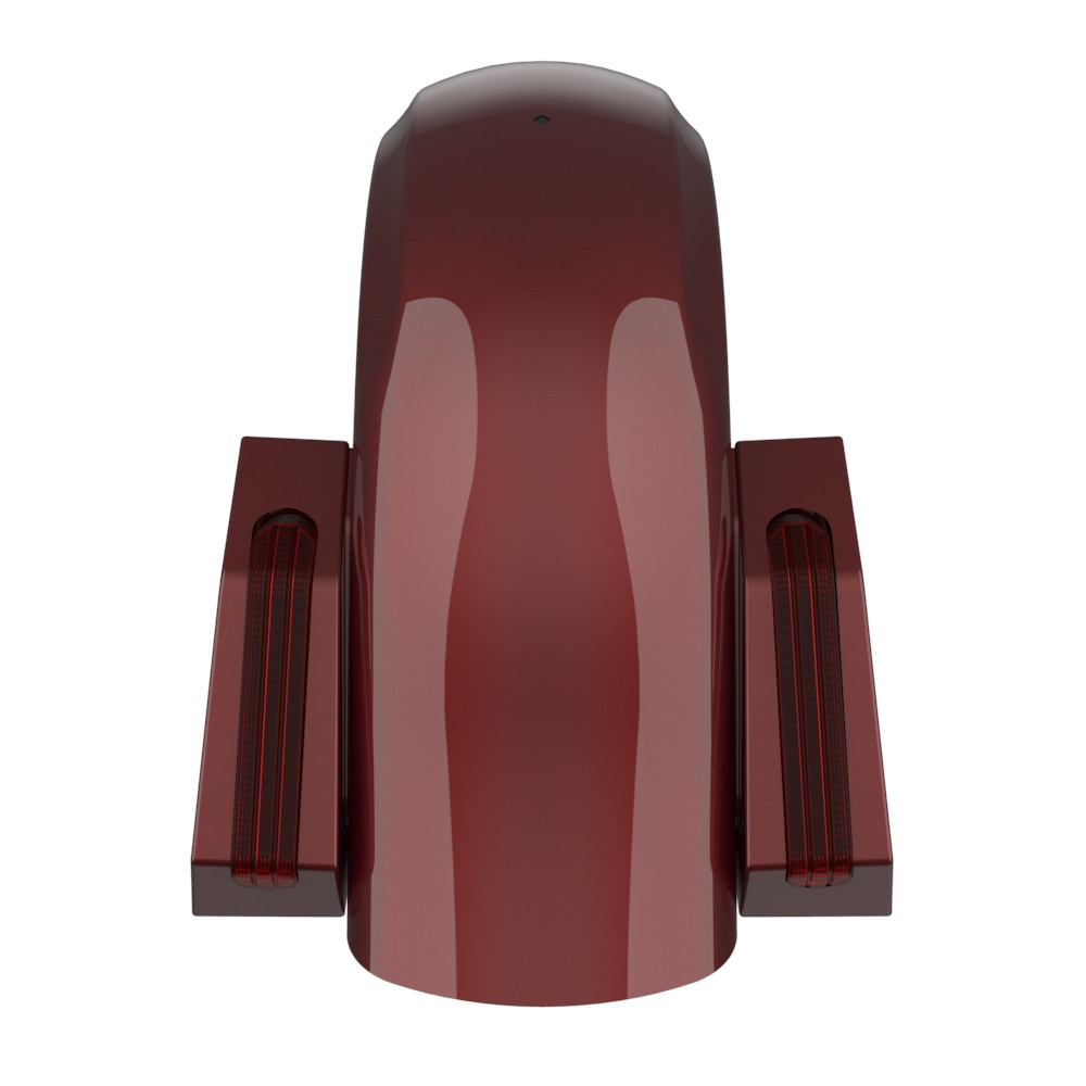 Color Matched Holeshot Chopped Rear Fender for '09-'23 Harley Touring