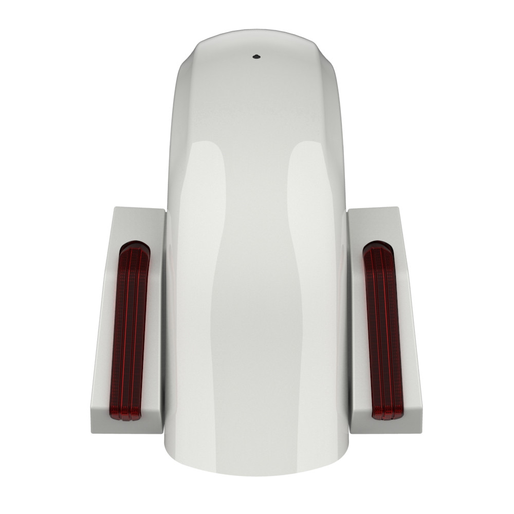 Color Matched Holeshot Chopped Rear Fender for '09-'23 Harley Touring