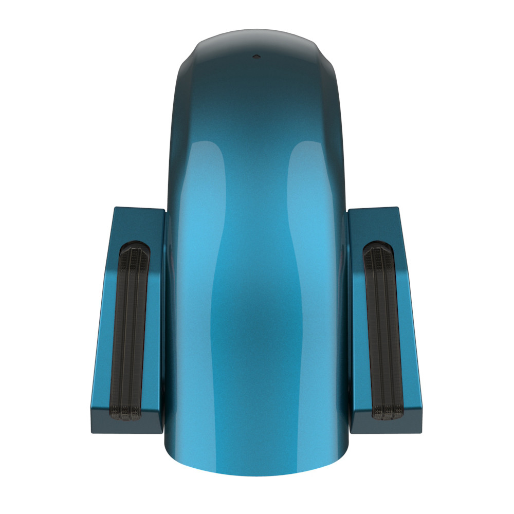 Color Matched Holeshot Chopped Rear Fender for '09-'23 Harley Touring