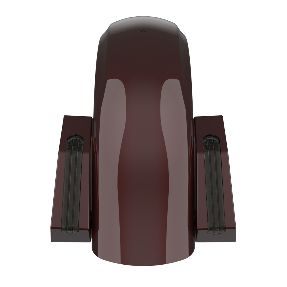 Color Matched Holeshot Chopped Rear Fender for '09-'23 Harley Touring