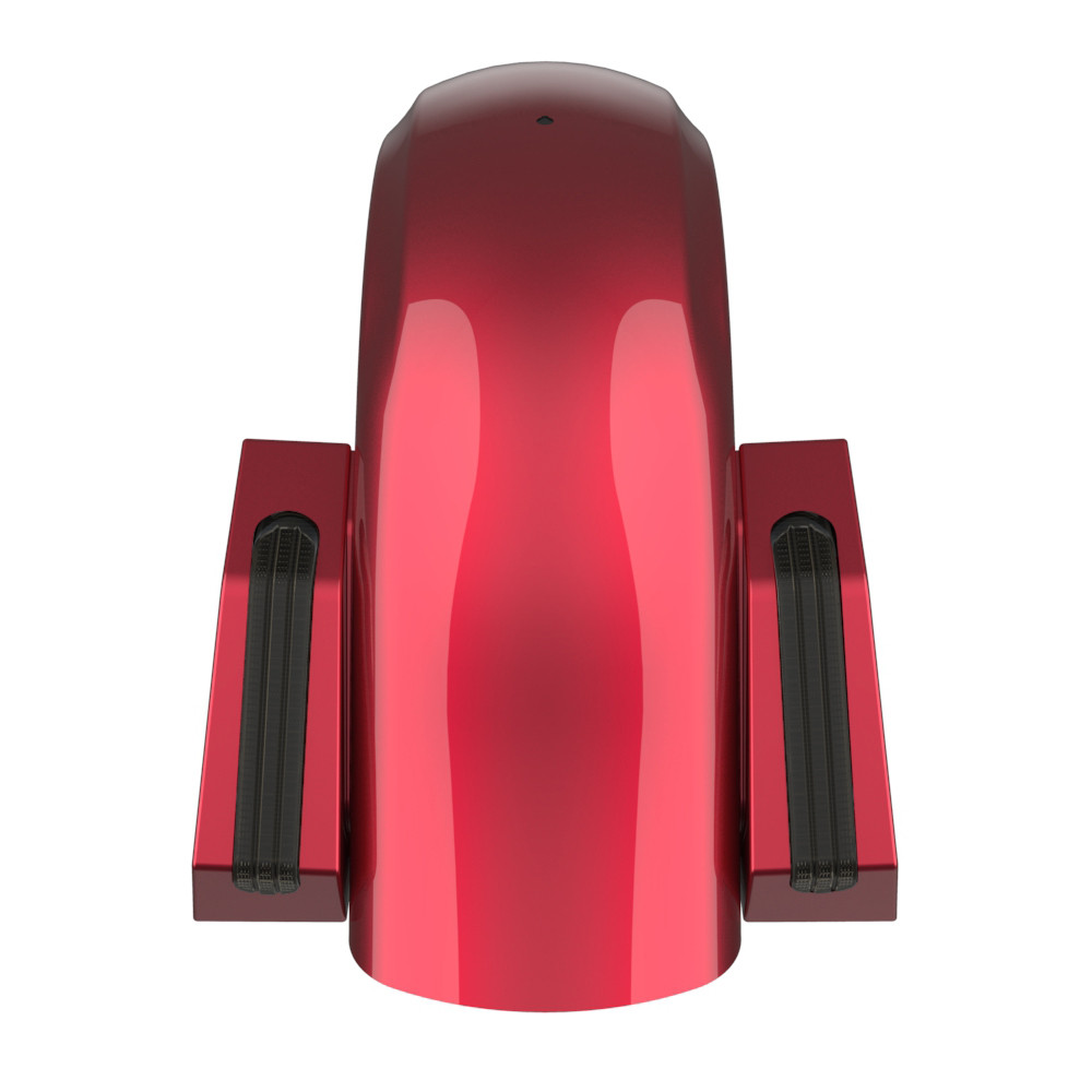 Color Matched Holeshot Chopped Rear Fender for '09-'23 Harley Touring