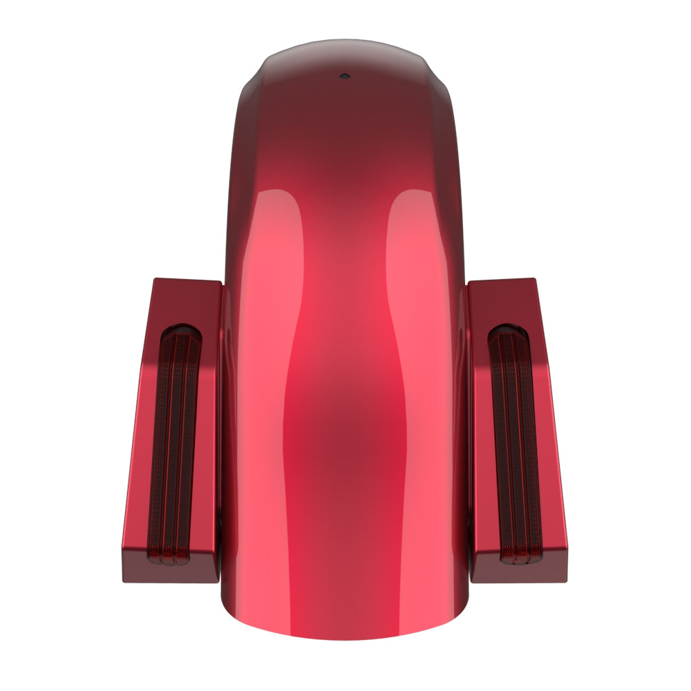 Color Matched Holeshot Chopped Rear Fender for '09-'23 Harley Touring