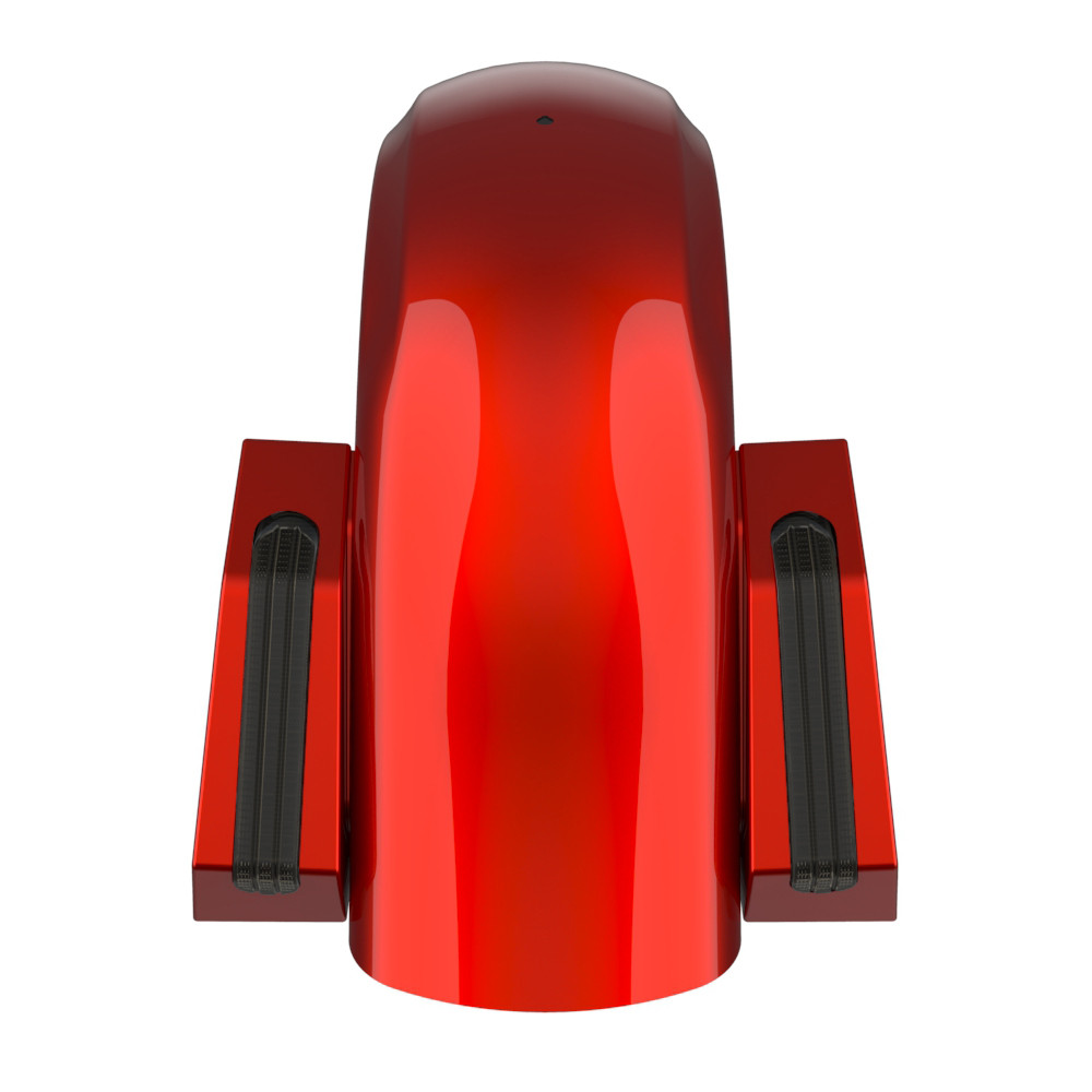 Color Matched Holeshot Chopped Rear Fender for '09-'23 Harley Touring
