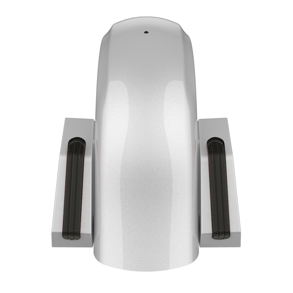 Color Matched Holeshot Chopped Rear Fender for '09-'23 Harley Touring