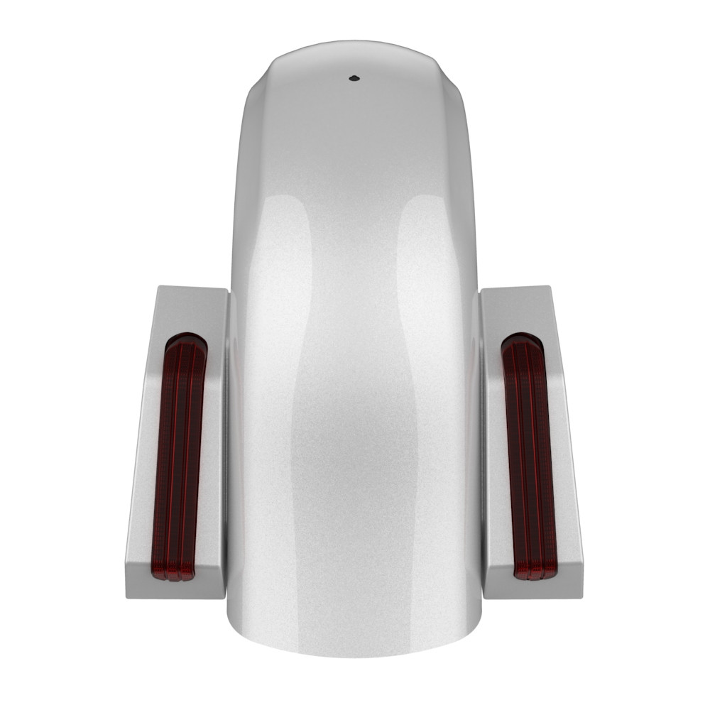 Color Matched Holeshot Chopped Rear Fender for '09-'23 Harley Touring