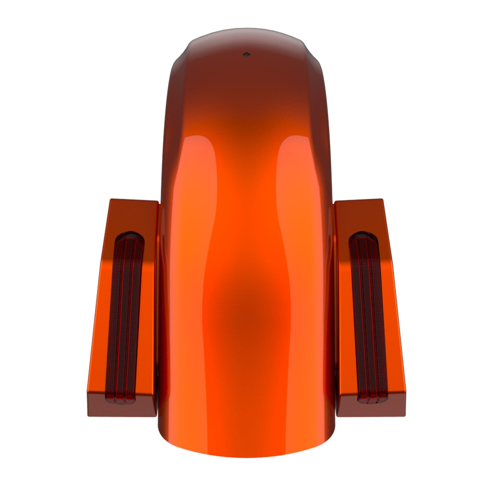 Color Matched Holeshot Chopped Rear Fender for '09-'23 Harley Touring
