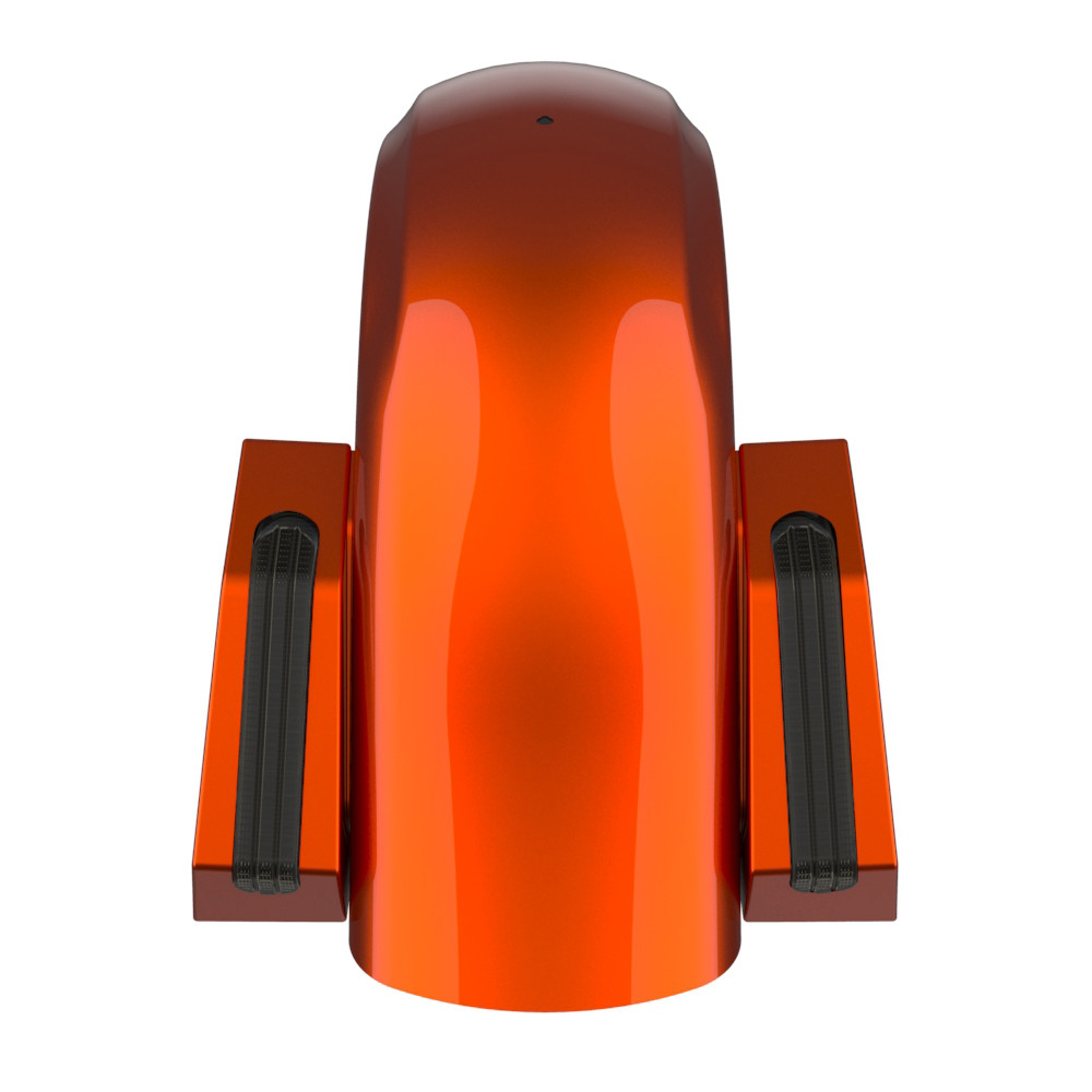 Color Matched Holeshot Chopped Rear Fender for '09-'23 Harley Touring