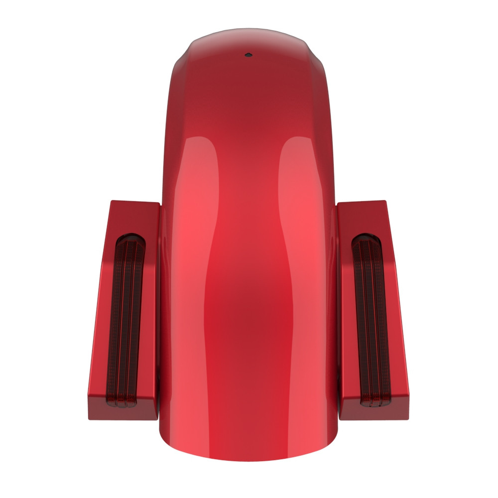 Color Matched Holeshot Chopped Rear Fender for '09-'23 Harley Touring