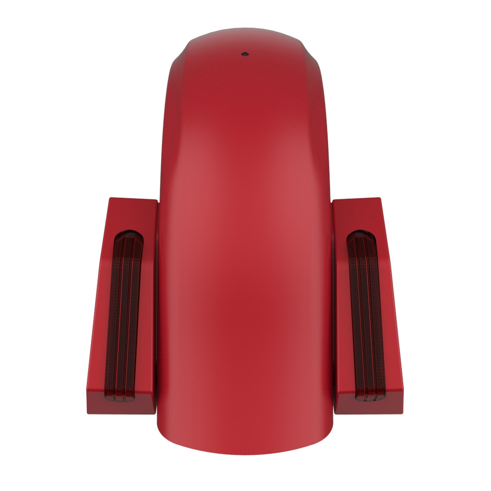 Color Matched Holeshot Chopped Rear Fender for '09-'23 Harley Touring