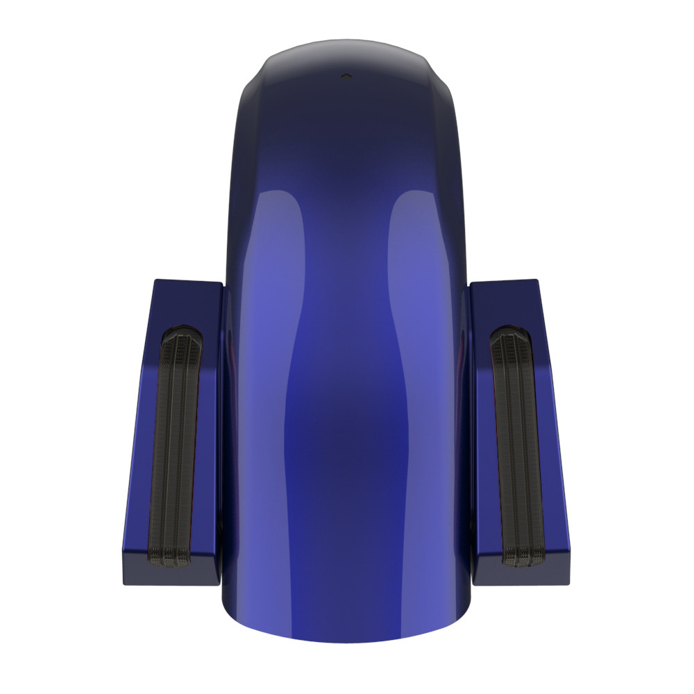 Color Matched Holeshot Chopped Rear Fender for '09-'23 Harley Touring