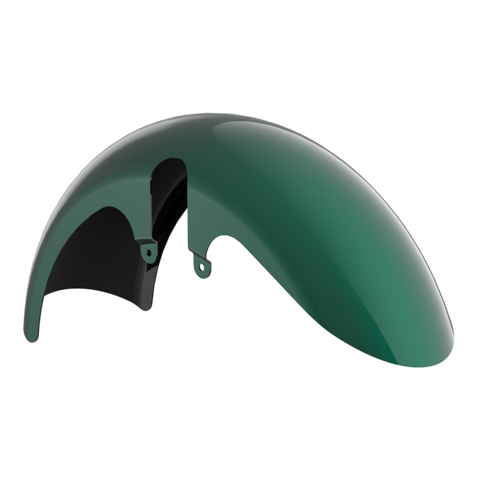 Color-Matched 18" Wide Fat Tire Front Fender for '23.5Up Harley Touring