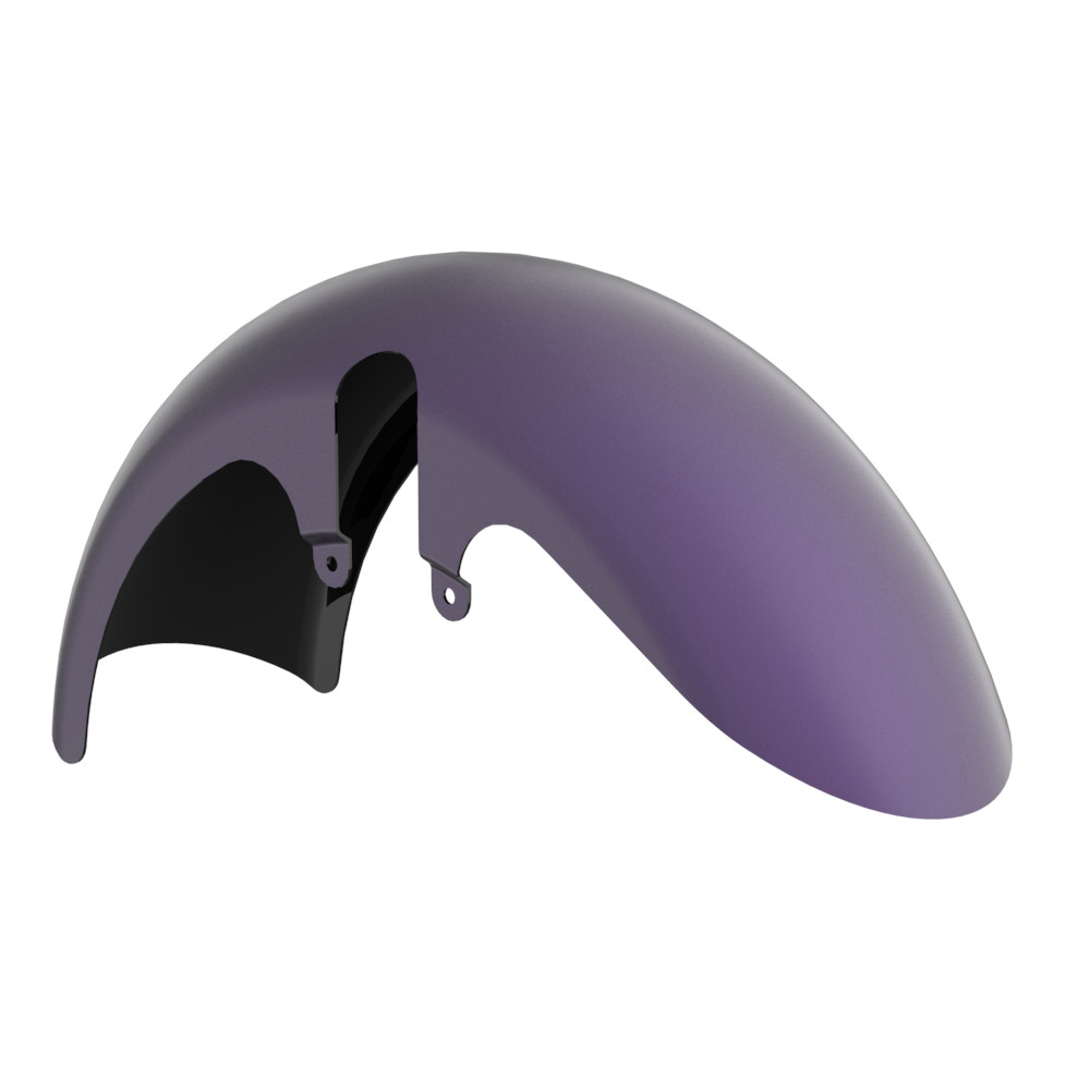 Color-Matched 18" Wide Fat Tire Front Fender for '23.5Up Harley Touring