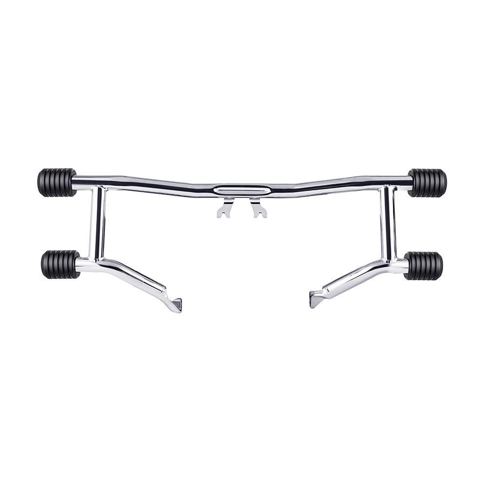 Chrome ProTek Front Performance High Way Peg Two Step Crash Bar for Harley Touring