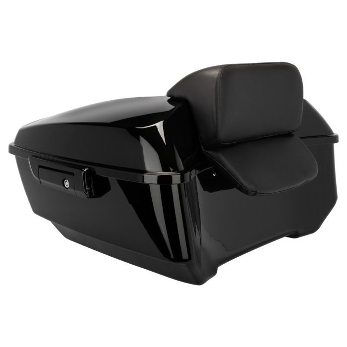 Color Matched King Tour Pack w/ Slim Backrest & Black Hardware for Harley® Touring '97-'26