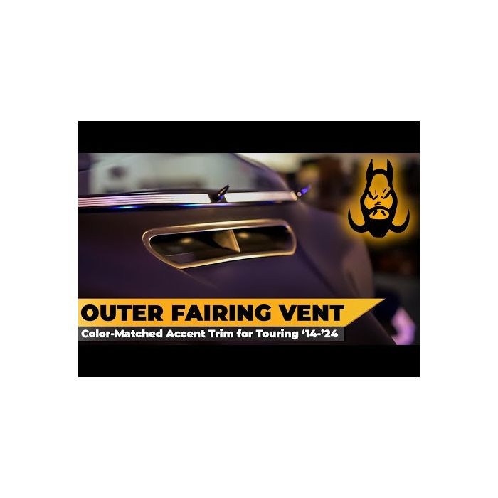 Outer Fairing Vent Accent Trim for Harley® Touring '14-'23