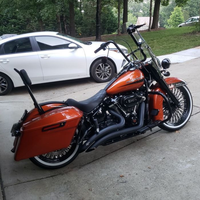 Color Matched Standard Saddlebag Conversion Kit w/ Black Hardware for Harley® Softail '18-'26