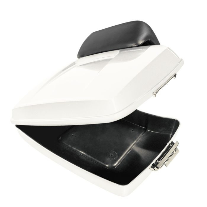 Color Matched Chopped Tour Pack w/ Slim Backrest & Chrome Hardware for Indian® '14-'25
