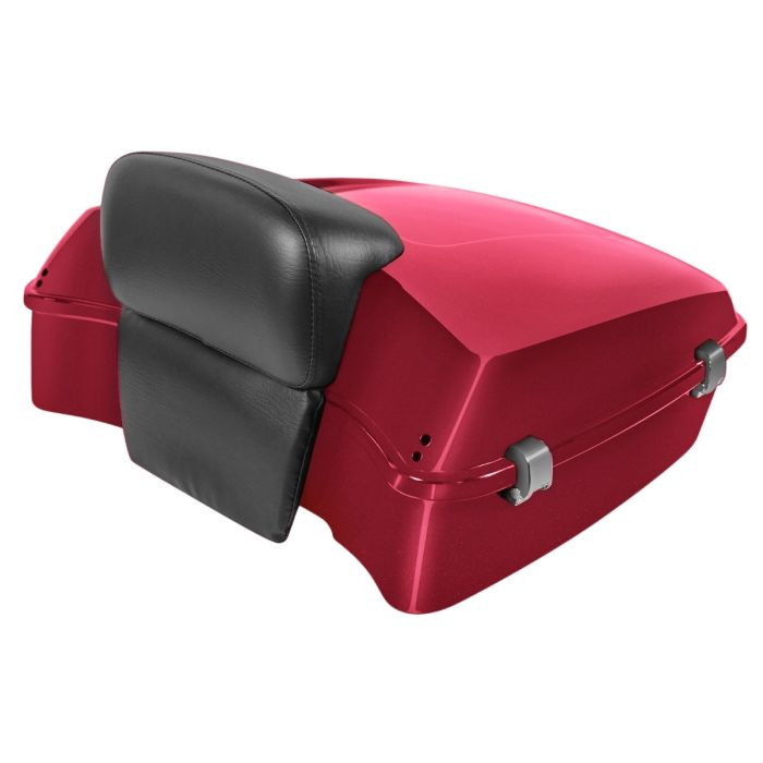 Color Matched Chopped Tour Pack w/ Slim Backrest & Chrome Hardware for Indian® '14-'25