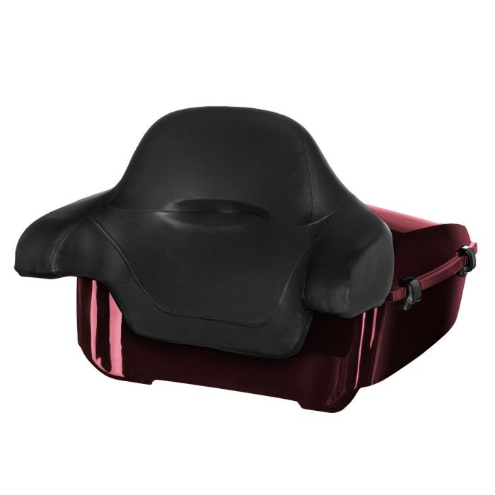 Color Matched King Tour Pack w/ Full Backrest & Black Hardware for Indian® '14-'25