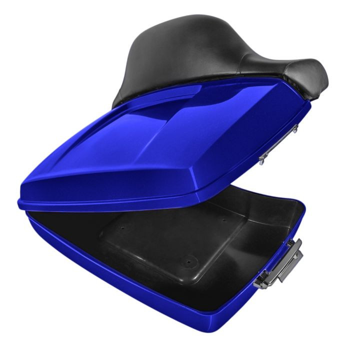 Color Matched Chopped Tour Pack w/ Full Backrest & Chrome Hardware for Indian® '14-'25