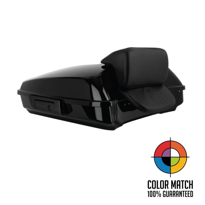 Color Matched Razor Tour Pack w/ Slim Backrest & Black Hardware for Indian® '14-'25