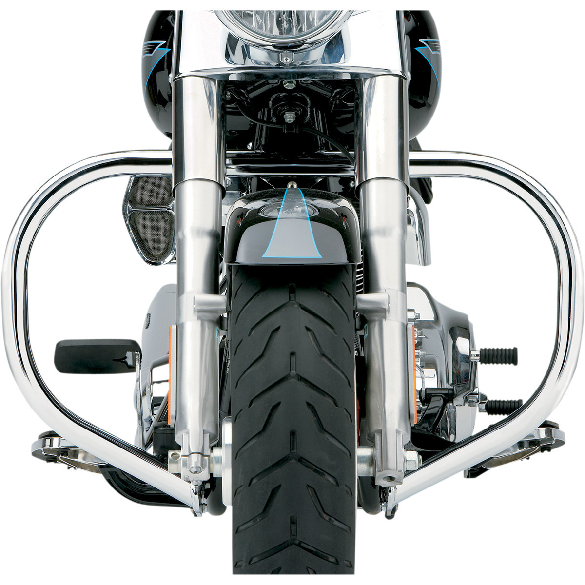 Cobra #601-2105 - Freeway Bar - Chrome - FLSTC
