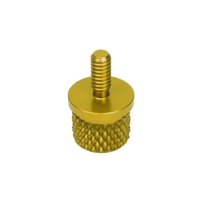 Custom Color Carbon Fiber 1/4" Knurled Seat Bolt / Screw Kit for Harley-Davidson®