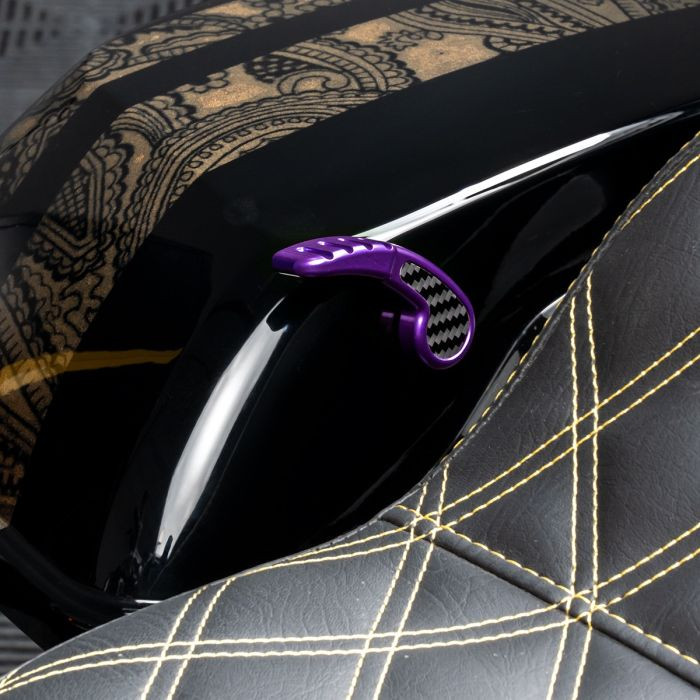 Custom Color Anodized Saddlebag Lid Levers for Harley® Touring '14-'23