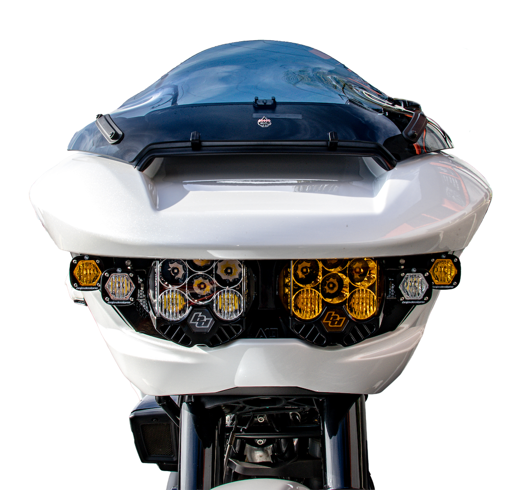 Alpha Six 2023.5+ Road Glide LP6 Lighting Combo Kit Featuring Baja Designs